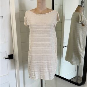 Sarah Pacini Off-White Textured Tunic